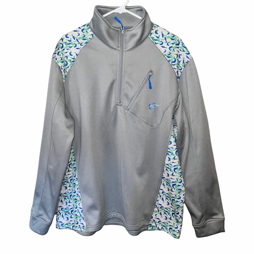 HEYBO XL Gaffer quarter zip pullover